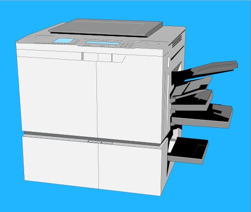 Technology: Large photocopier
