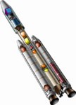 Booster rocket Titan IIIE, Space, views: 4139