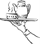 Serving tea, Hands, views: 4416