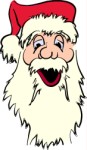 Santa's face, Holidays, views: 4212