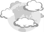 Clouds around a globe, Science, views: 3685