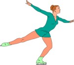 Female figure skater, Sport, views: 6287