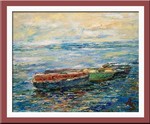 Boats, Andrey Smolkin's paintings, views: 2151