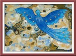 Dark blue bird, Marianna Smolkina's paintings, views: 2264