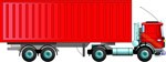 Container truck, Transport