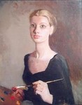 Anastasia Girtschiz. Selfportrait, Anastasia Girtschiz art gallery, views: 2755